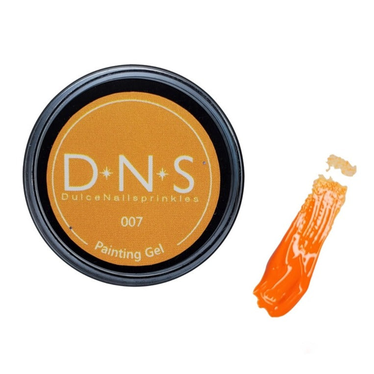 Nail Art Pot #007, Orange
